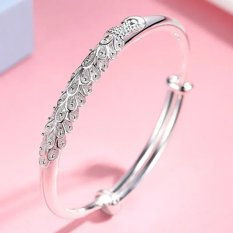 Hot new 925 Sterling Silver Bracelets for Women Noble Phoenix bangle adjustable Jewelry Fashion Party Gifts Girl student
Hot new 925 Sterling Silver Bracelets for Women Noble Phoenix bangle adjustable Jewelry Fashion Party Gifts Girl student