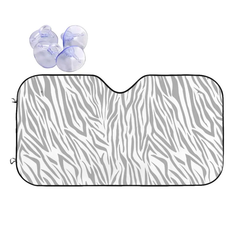 Gray White Zebra Pattern Sunshade Windscreen Animal Skin Texture Car Front Windshield Sunshade Visor Blinds Sun Shade Protect
Gray White Zebra Pattern Sunshade Windscreen Animal Skin Texture Car Front Windshield Sunshade Visor Blinds Sun Shade Protect