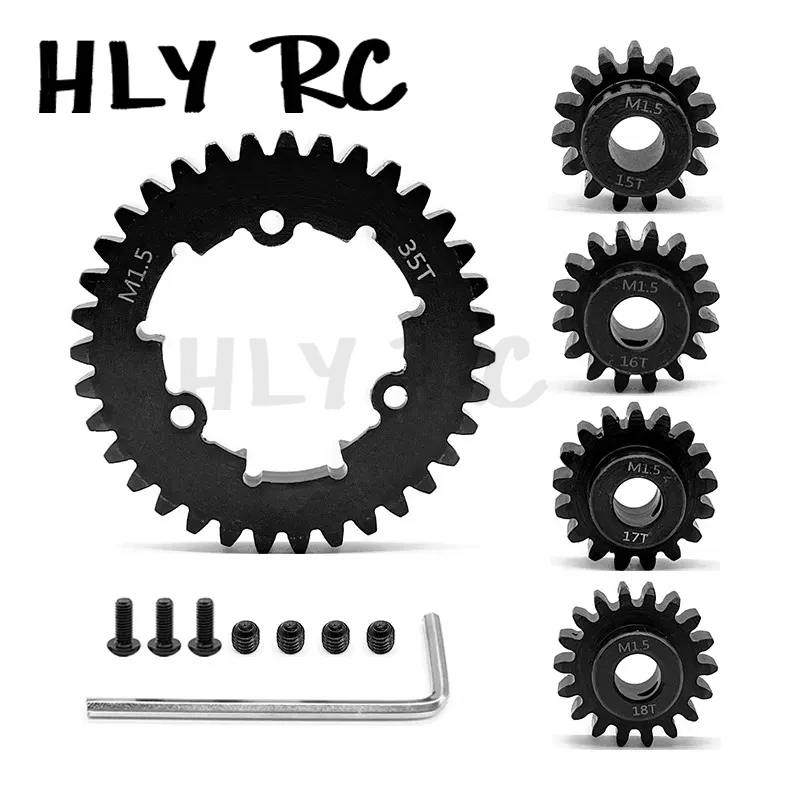 MONSTER TRUCK Universal Medium Carbon Steel Motor Gear 12T With 35T Big Gear/1.5 Modulus Pinion 6447X For XRT 1/5 X MAXX 6S/8S
MONSTER TRUCK Universal Medium Carbon Steel Motor Gear 12T With 35T Big Gear/1.5 Modulus Pinion 6447X For XRT 1/5 X MAXX 6S/8S