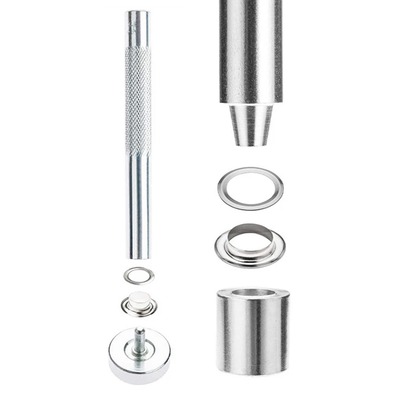 1sets Metal Eyelets Punch Die Setting Tool Kit 3.5/ 4/ 4.5/ 5/ 6/ 8/ 10/ 12mm for Leather Craft Clothing Banner Grommet 150#
1sets Metal Eyelets Punch Die Setting Tool Kit 3.5/ 4/ 4.5/ 5/ 6/ 8/ 10/ 12mm for Leather Craft Clothing Banner Grommet 150#
