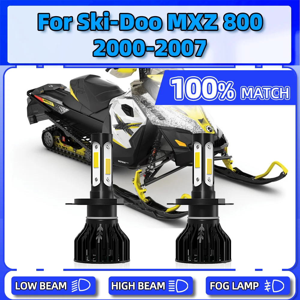 120W LED Headlight Bulbs 20000LM Auto Lights 12V Car Headlamps For Ski-Doo MXZ 800 2000 2001 2002 2003 2004 2005 2006 2007
120W LED Headlight Bulbs 20000LM Auto Lights 12V Car Headlamps For Ski-Doo MXZ 800 2000 2001 2002 2003 2004 2005 2006 2007