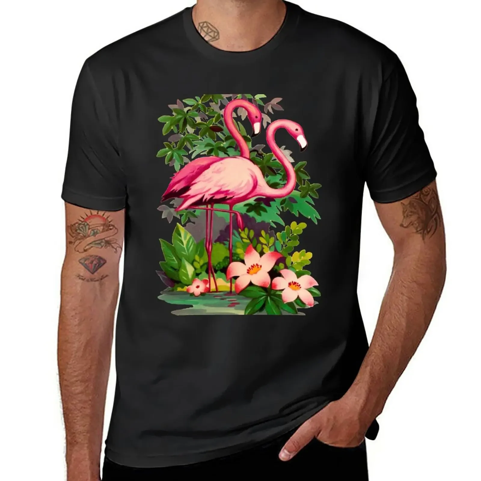 Retro Pink Flamingos T-Shirt animal prinfor boys vintage kawaii clothes fruit of the loom mens t shirts
Retro Pink Flamingos T-Shirt animal prinfor boys vintage kawaii clothes fruit of the loom mens t shirts