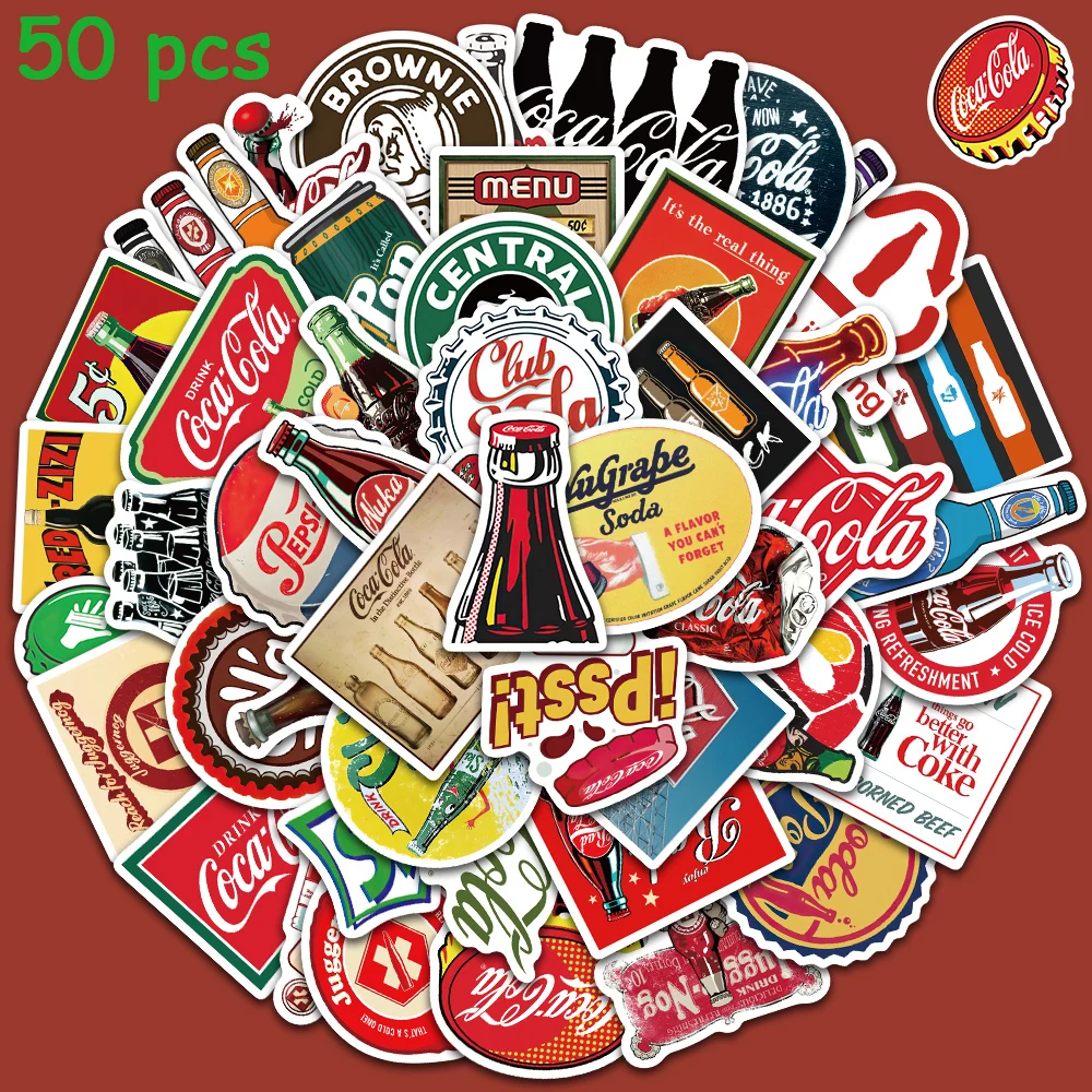 50pcs Colored Bottle Vintage Stickers Waterproof PVC Laptop Guitar Skateboards Luggage Phone Scrapbook Decals Kids Toys
50pcs Colored Bottle Vintage Stickers Waterproof PVC Laptop Guitar Skateboards Luggage Phone Scrapbook Decals Kids Toys