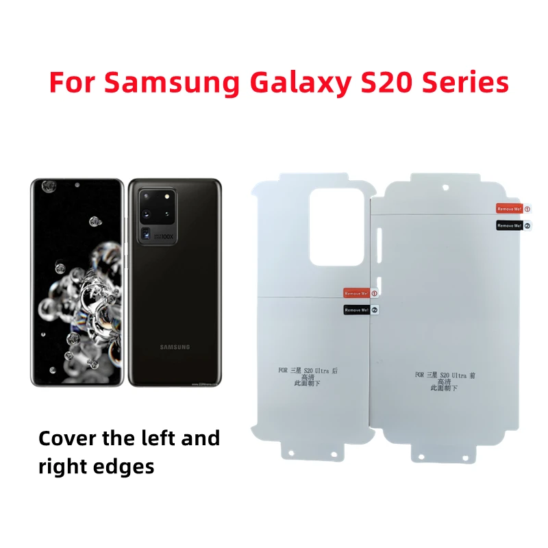 4pcs Full Body Hydrogel Film For Samsung Galaxy S20 Ultra HD Screen Protector For Galaxy S20 Ultra S20Plus Clear Protective Film
4pcs Full Body Hydrogel Film For Samsung Galaxy S20 Ultra HD Screen Protector For Galaxy S20 Ultra S20Plus Clear Protective Film