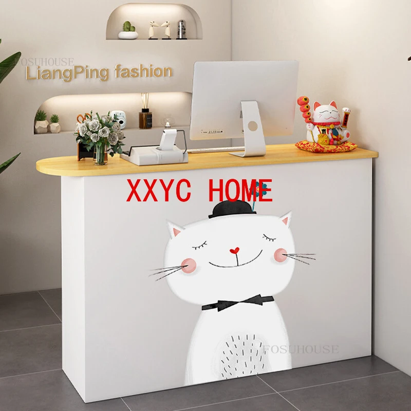 Bar Table Cashier Counter Clothing Store Front Desk Beauty Reception Desks Simple Modern Restaurant Cafe Reception Desks
Bar Table Cashier Counter Clothing Store Front Desk Beauty Reception Desks Simple Modern Restaurant Cafe Reception Desks