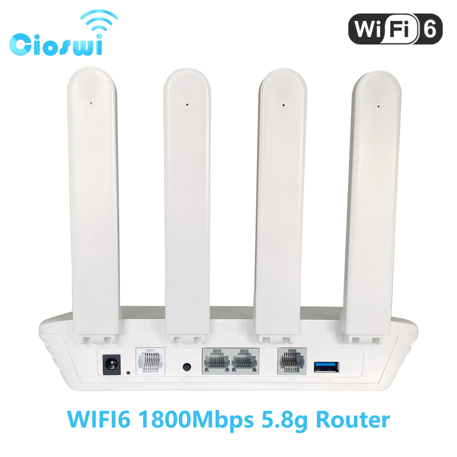 Cioswi Беспроводной WiFi6 роутер USB 1800, 256 Мбит/с, DDR3, МБ, гигабитная сетка LAN, Wi-Fi, 6 роутеров, стандартная антенна, 64 пользователя
Cioswi Беспроводной WiFi6 роутер USB 1800, 256 Мбит/с, DDR3, МБ, гигабитная сетка LAN, Wi-Fi, 6 роутеров, стандартная антенна, 64 пользователя