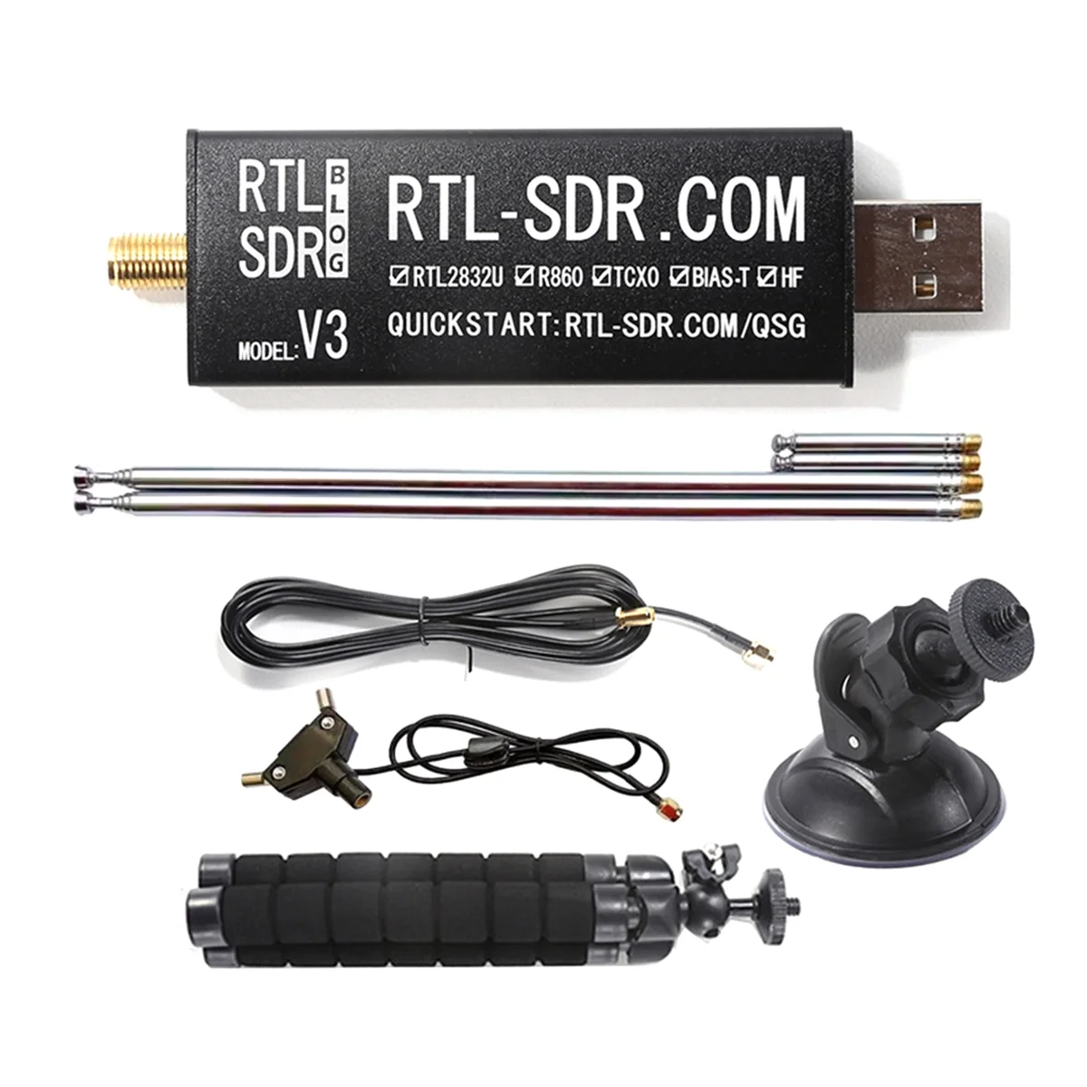 For RTL-SDR Blog V3 R820T2 Upgrade R860T TCXO Software Radio Receiver HF Receiver
For RTL-SDR Blog V3 R820T2 Upgrade R860T TCXO Software Radio Receiver HF Receiver