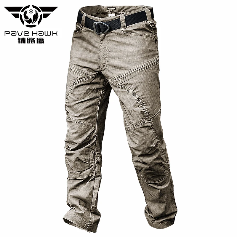 

PAVEHAWK Summer Cargo Pants Men Khaki Black Camouflage Army Tactical Military Work Casual Trousers Jogger Sweatpants Streetwear