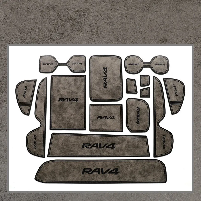 16pcs Car Leather Door Slot Mat Coaster Anti-skid Mat Storage Mat For Toyota RAV4 2020-2021 Left hand drive Auto Accessories
16pcs Car Leather Door Slot Mat Coaster Anti-skid Mat Storage Mat For Toyota RAV4 2020-2021 Left hand drive Auto Accessories