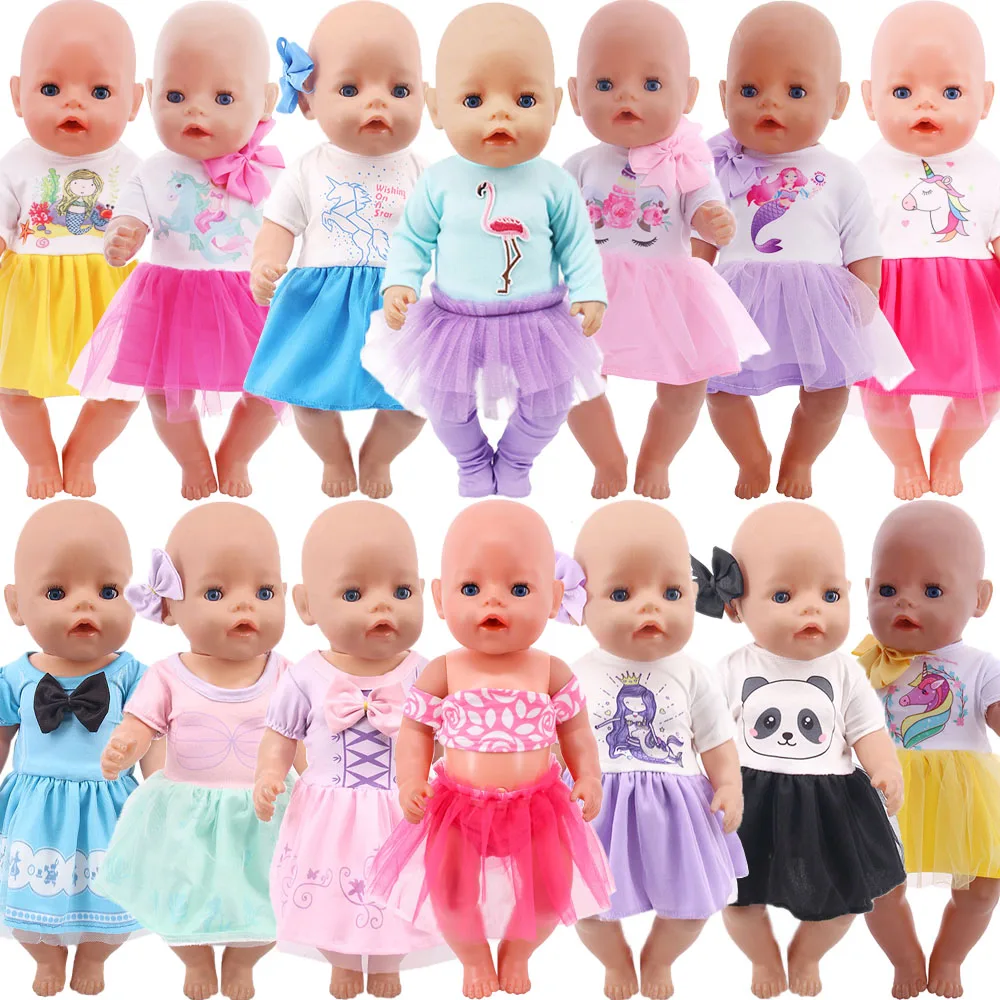 

Doll Clothes Dress Princess Veil disneey for 18inch american & 43 cm baby new born dolls,og girl's baby clothes,russian doll toy