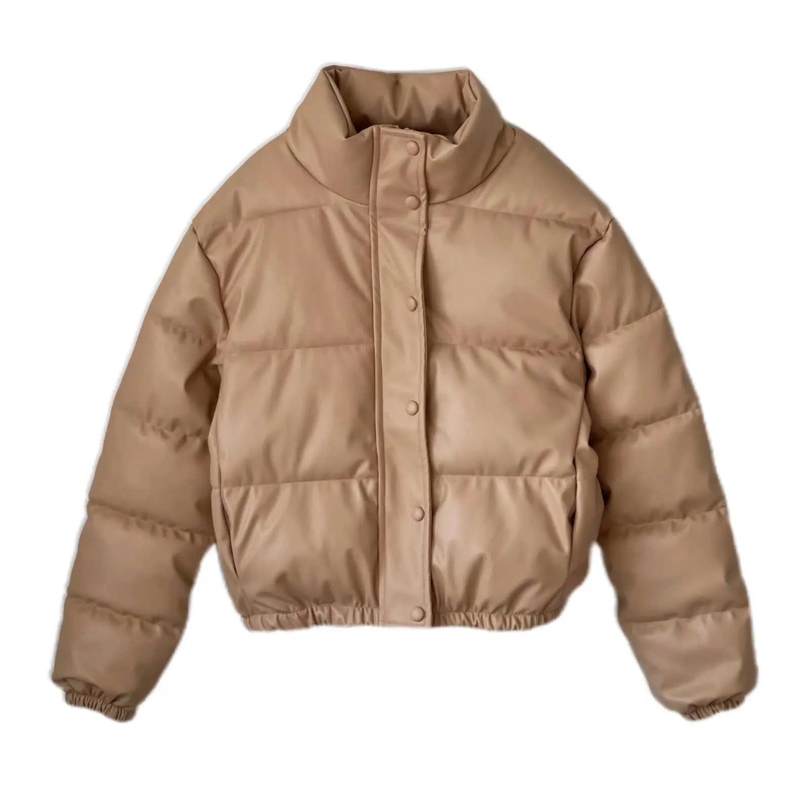 2024 Autumn Winter New Women Artificial leather Puffer Cotton padded Jacket High Collar Long Sleeve Short Coat Quilted anorak
2024 Autumn Winter New Women Artificial leather Puffer Cotton padded Jacket High Collar Long Sleeve Short Coat Quilted anorak