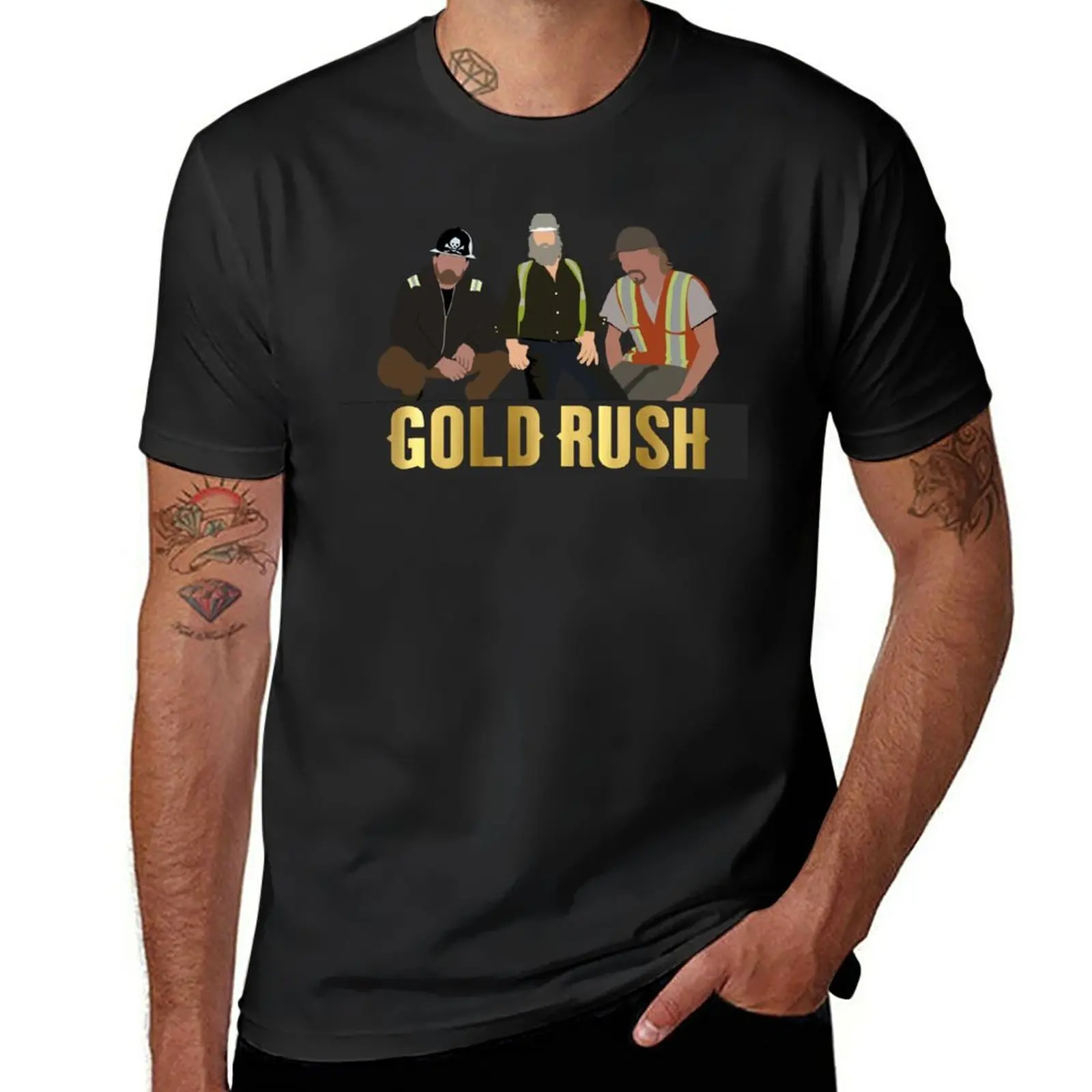 

Gold Rush | Parker Schnabel | Rick Ness | Tony Beets T-Shirt man clothes korean fashion Men's clothing