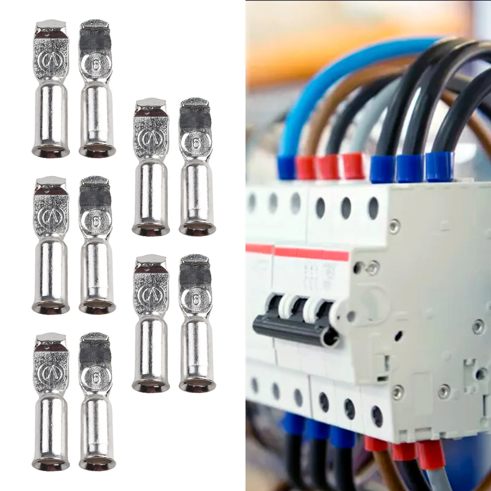 10pcs Cable Terminal Anderson Plugs 50A Cable Termination 600 Volts Fits 50A FOR Anderson Plug Terminals Brand New
10pcs Cable Terminal Anderson Plugs 50A Cable Termination 600 Volts Fits 50A FOR Anderson Plug Terminals Brand New
