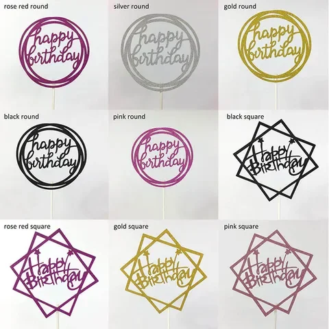 Cake Decoration Tools 10Pcs Happy Birthday Cake Topper Birthday Party Accessories Acrylic Letter Wedding Supplies Gold Silver
Cake Decoration Tools 10Pcs Happy Birthday Cake Topper Birthday Party Accessories Acrylic Letter Wedding Supplies Gold Silver