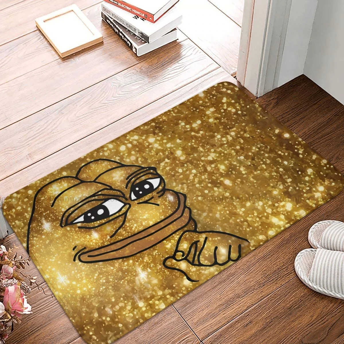 Pepe The Frog Bathroom Non-Slip Carpet Novelty Living Room Mat Welcome Doormat Floor Decoration Rug
Pepe The Frog Bathroom Non-Slip Carpet Novelty Living Room Mat Welcome Doormat Floor Decoration Rug