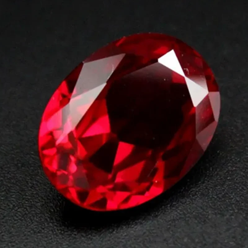 

Better Quality Ruby Oval Cut Passed UV Test VVS Loose Gemstone for Jewelry Making Gem