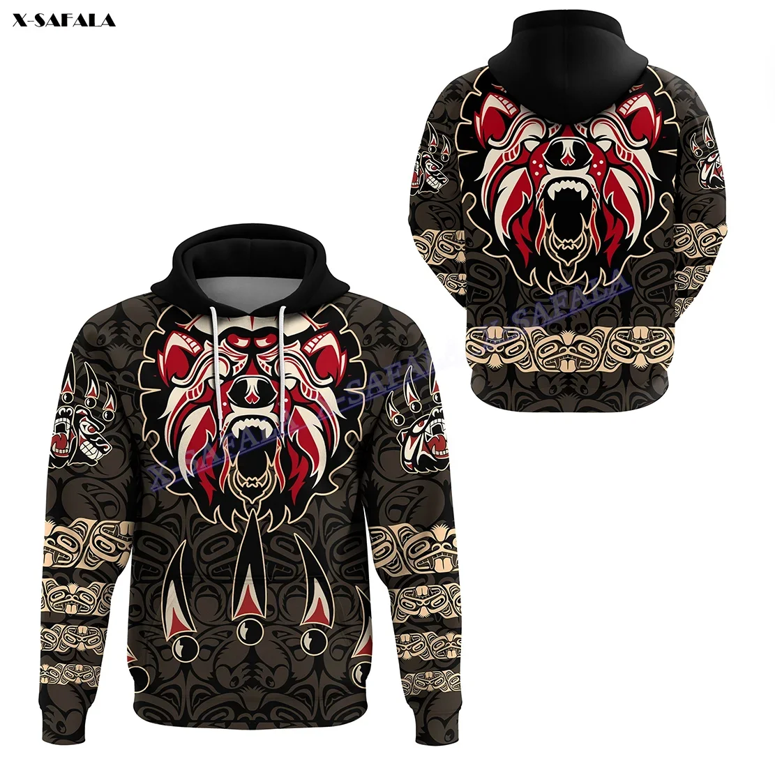 

Haida Bear Canada Child Matters Native 3D Printed Hoodie Men Shirt Pullover Sweatshirt Hooded Jersey Tracksuits Outwear Jumper