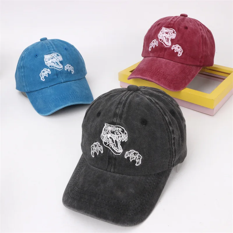 Kids Funny Baseball Cap Dinosaur Embroidery Cute Fun Boys Girls Summer Visor Hats Washed Cotton New
Kids Funny Baseball Cap Dinosaur Embroidery Cute Fun Boys Girls Summer Visor Hats Washed Cotton New