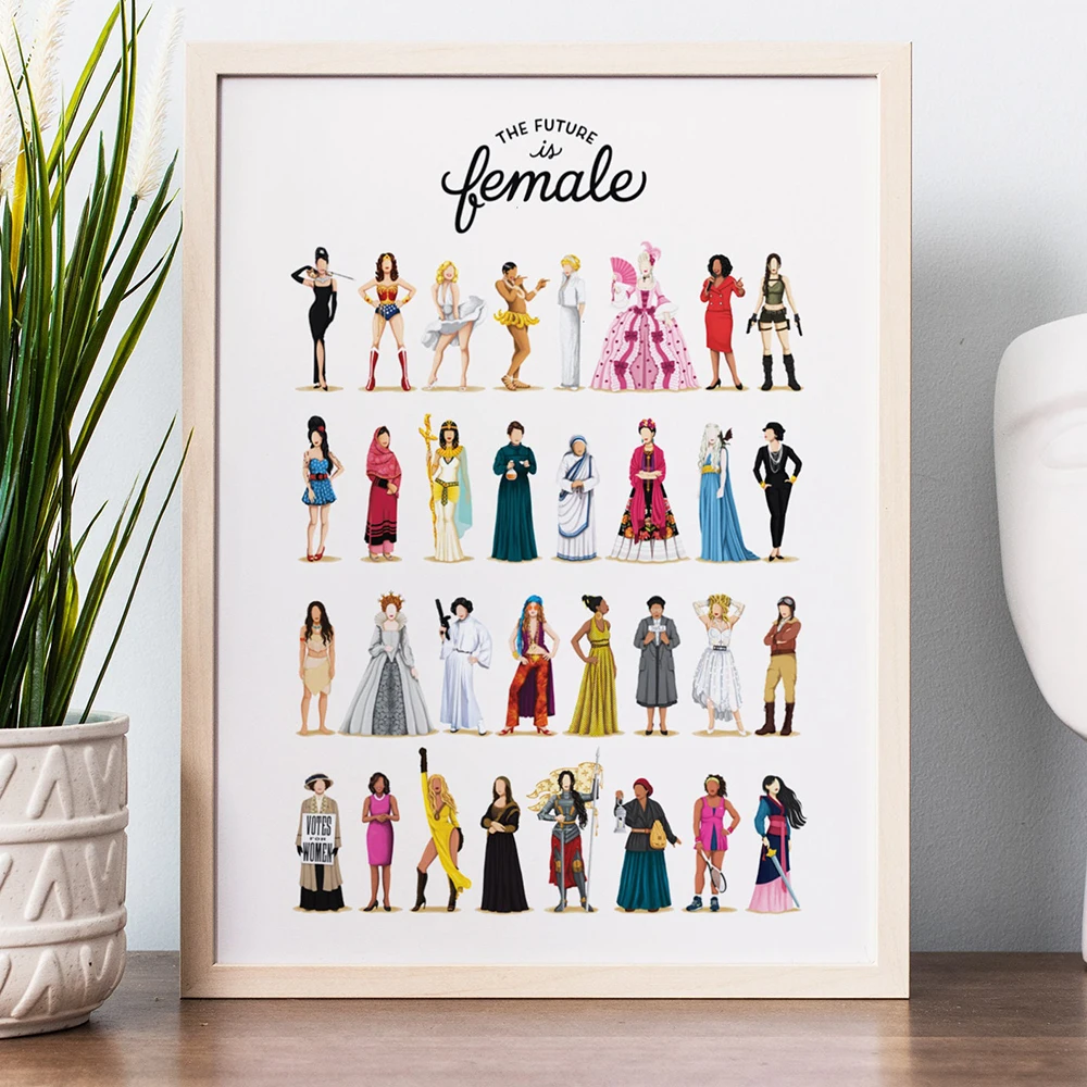 Future is Female Poster Modern Wall Art Canvas Painting Print Abstract Famous Woman Pictures Inspiring Room Home Decor Cuadros
Future is Female Poster Modern Wall Art Canvas Painting Print Abstract Famous Woman Pictures Inspiring Room Home Decor Cuadros