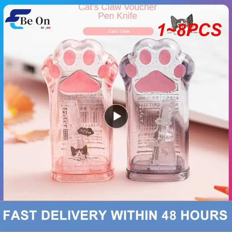 1~8PCS Mohamm Pencil Sharpener Random Color Creative Cat Paw Kawaii Stationery School Supplies
1~8PCS Mohamm Pencil Sharpener Random Color Creative Cat Paw Kawaii Stationery School Supplies