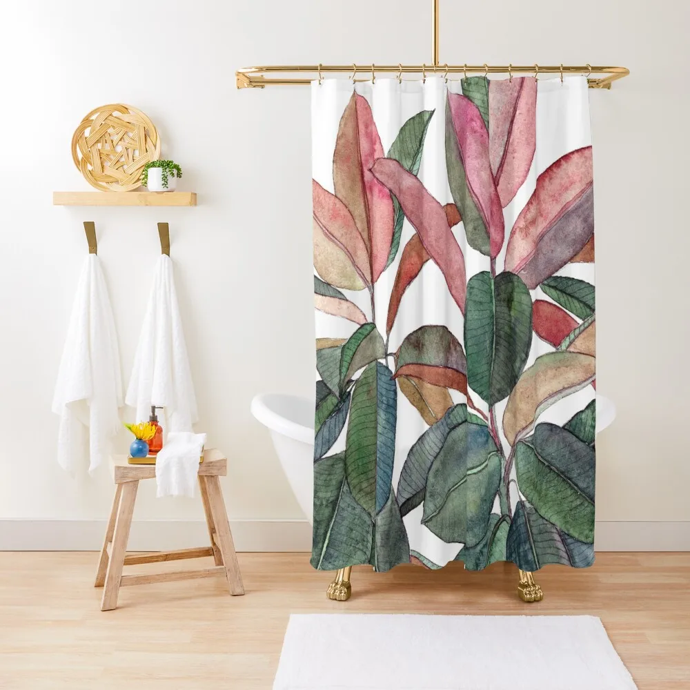 Rubber Plant Shower Curtain For Bathroom Modern Accessory Bathrooms Waterproof Fabric Shower Bathroom For Shower Curtain
Rubber Plant Shower Curtain For Bathroom Modern Accessory Bathrooms Waterproof Fabric Shower Bathroom For Shower Curtain