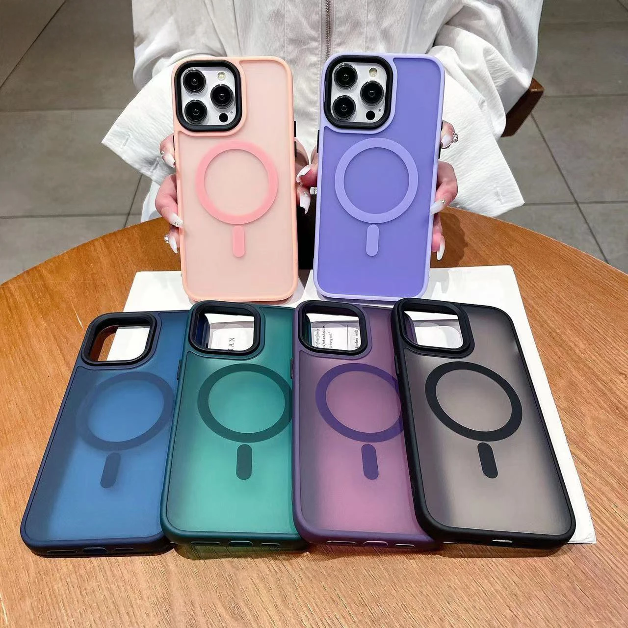 Simple Solid Color Frosted Non-slip Protective Shell For iPhone 14Plus 11 12 13 14 ProMax Magnetic Wireless Charging Phone Case
Simple Solid Color Frosted Non-slip Protective Shell For iPhone 14Plus 11 12 13 14 ProMax Magnetic Wireless Charging Phone Case