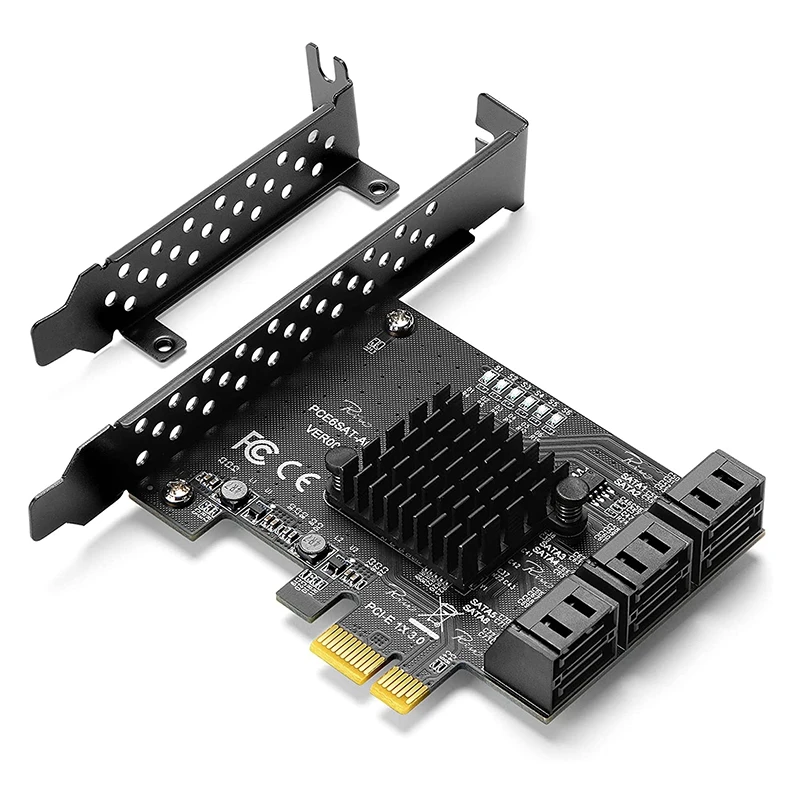 Плата Pcie SATA, 6 портов, плата расширения контроллера SATA, загрузка как системный диск, поддержка 6 устройств SATA 3,0
Плата Pcie SATA, 6 портов, плата расширения контроллера SATA, загрузка как системный диск, поддержка 6 устройств SATA 3,0