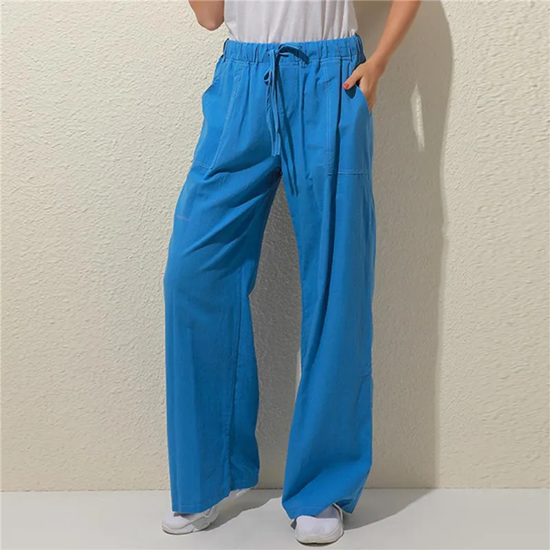 Women Trousers Loose Straight All-Match Office Lady Pants 2022 Casual Simple Solid Color Comfortable Breathable Trouser
Women Trousers Loose Straight All-Match Office Lady Pants 2022 Casual Simple Solid Color Comfortable Breathable Trouser