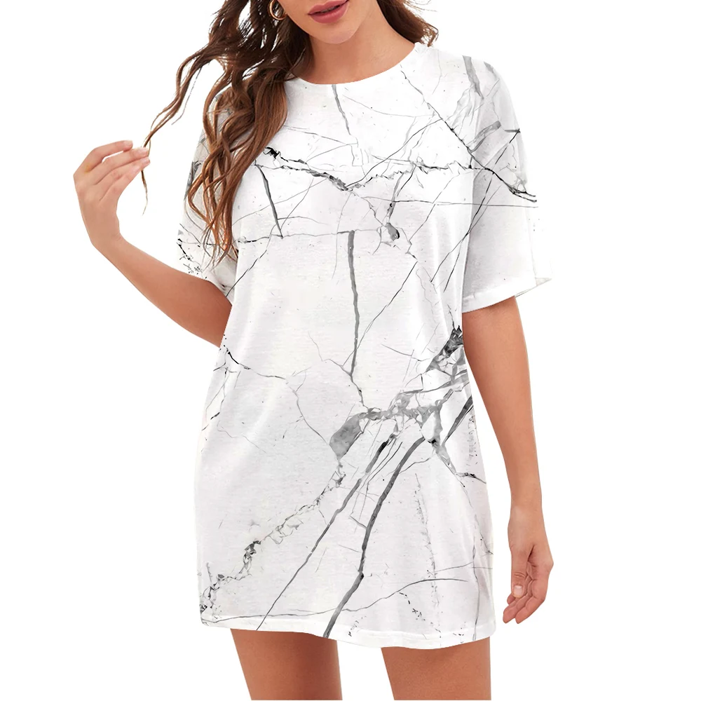 CLOOCL Fashion Women T-shirt Ink Texture Pattern 3D Printed Loose Crew Neck Short Sleeve Tee Summer Casual Tops New 2022
CLOOCL Fashion Women T-shirt Ink Texture Pattern 3D Printed Loose Crew Neck Short Sleeve Tee Summer Casual Tops New 2022