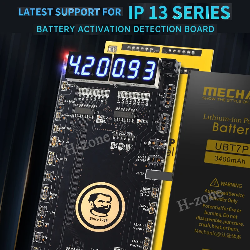 MECHANIC BA27 Battery Activation Detection Board Battery Fast Charge For Xiaomi iPhone 5-13 Pro Max Android One-click Activation
MECHANIC BA27 Battery Activation Detection Board Battery Fast Charge For Xiaomi iPhone 5-13 Pro Max Android One-click Activation