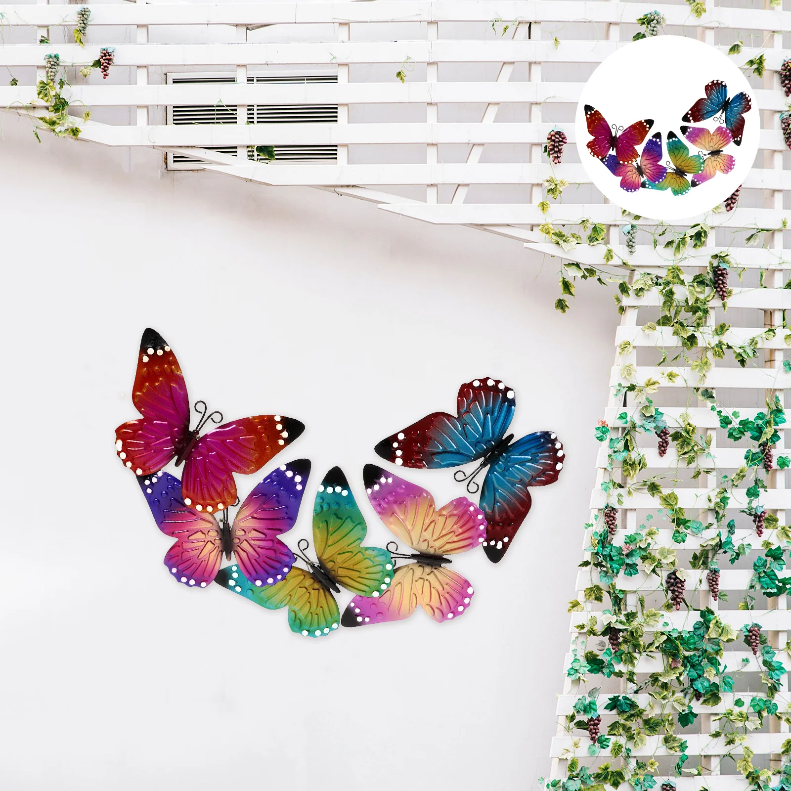 5 Pcs Wall Hanging Butterfly Decor Ornament 3d Iron Garden Butterflies Decor
5 Pcs Wall Hanging Butterfly Decor Ornament 3d Iron Garden Butterflies Decor