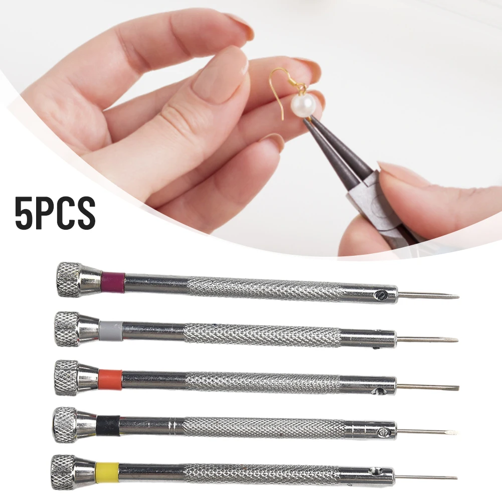 Watch Screwdriver Watchmaker 5Pcs Eyeglasses Watch Jewelry Precision Screwdriver For Special Repairing Tool Set
Watch Screwdriver Watchmaker 5Pcs Eyeglasses Watch Jewelry Precision Screwdriver For Special Repairing Tool Set