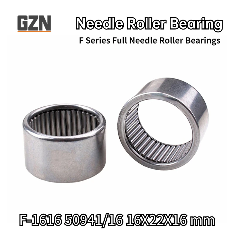2PCS F-1616 50941/16 16x22x16mm F-series Full Needle Roller Bearing Without Inner Ring Fully Loaded Needle Roller Bearings
2PCS F-1616 50941/16 16x22x16mm F-series Full Needle Roller Bearing Without Inner Ring Fully Loaded Needle Roller Bearings