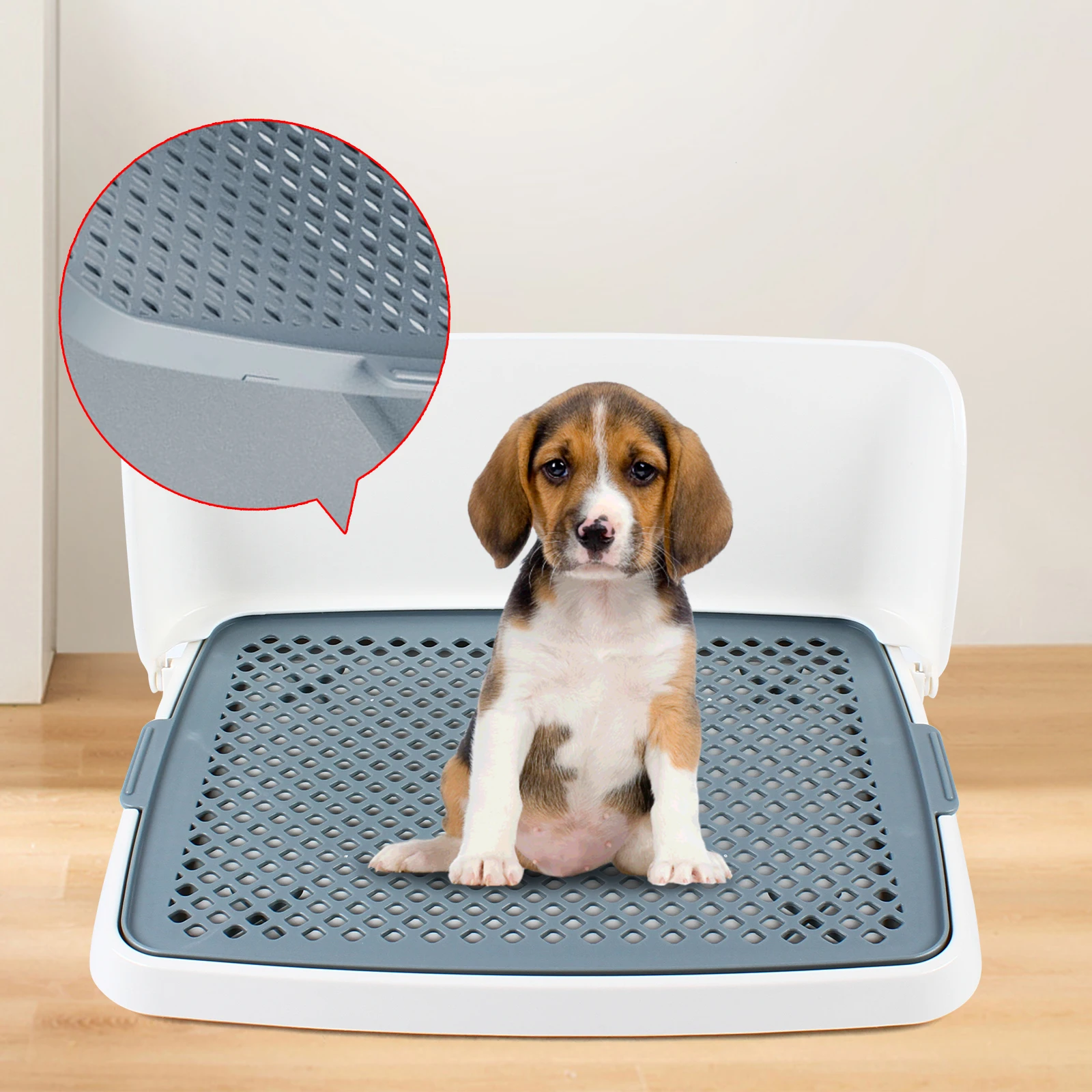 Pet Dog Potty Tray Foldable Dog Training Toilet Pet Litter Box Puppy Pee Pad Holder Guardrail Design Indoor Wee Training
Pet Dog Potty Tray Foldable Dog Training Toilet Pet Litter Box Puppy Pee Pad Holder Guardrail Design Indoor Wee Training