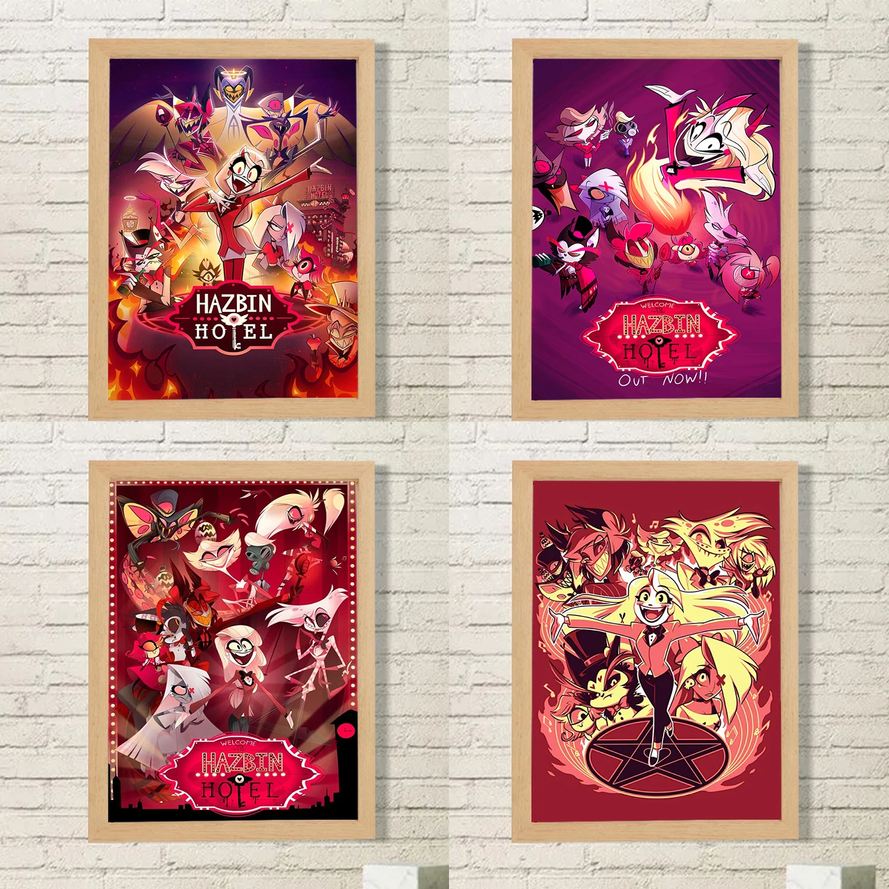 H-Hazbin H-Hotel Paintings on the Wall Decoration for Home Cartoon Anime Alastor Canvas Decorative Painting Poster Room Decor
H-Hazbin H-Hotel Paintings on the Wall Decoration for Home Cartoon Anime Alastor Canvas Decorative Painting Poster Room Decor