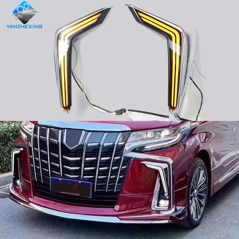 Модифицированная деталь для дневных ходовых огней, трехцветная противотуманная модель для Toyota Alphard 2018-2019
Модифицированная деталь для дневных ходовых огней, трехцветная противотуманная модель для Toyota Alphard 2018-2019