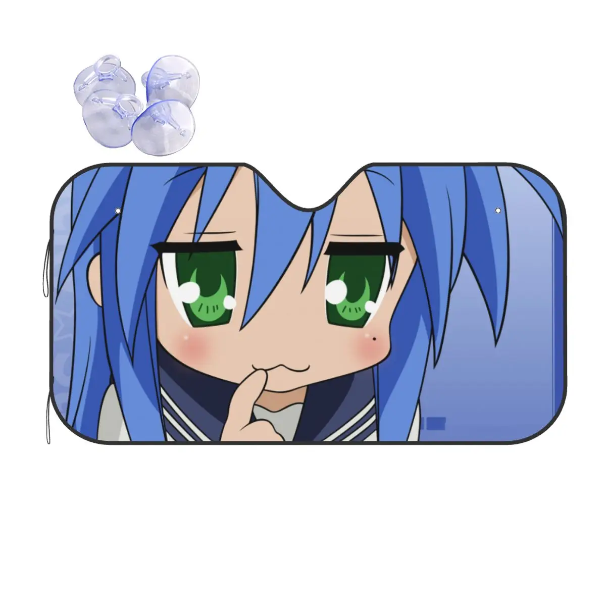 Kawaii Lucky Star Universal Windshield Sunshade 70x130cm Anime Konata Izumi Aluminium Foil Sun Visor Ice Shield Dust Protection
Kawaii Lucky Star Universal Windshield Sunshade 70x130cm Anime Konata Izumi Aluminium Foil Sun Visor Ice Shield Dust Protection