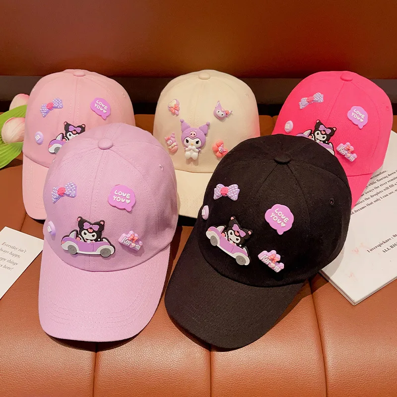 Miniso Kuromi Cartoon Baseball Cap Cute Little Girl Peaked Cap Outdoor Sun Protection Hat Children's Gift
Miniso Kuromi Cartoon Baseball Cap Cute Little Girl Peaked Cap Outdoor Sun Protection Hat Children's Gift