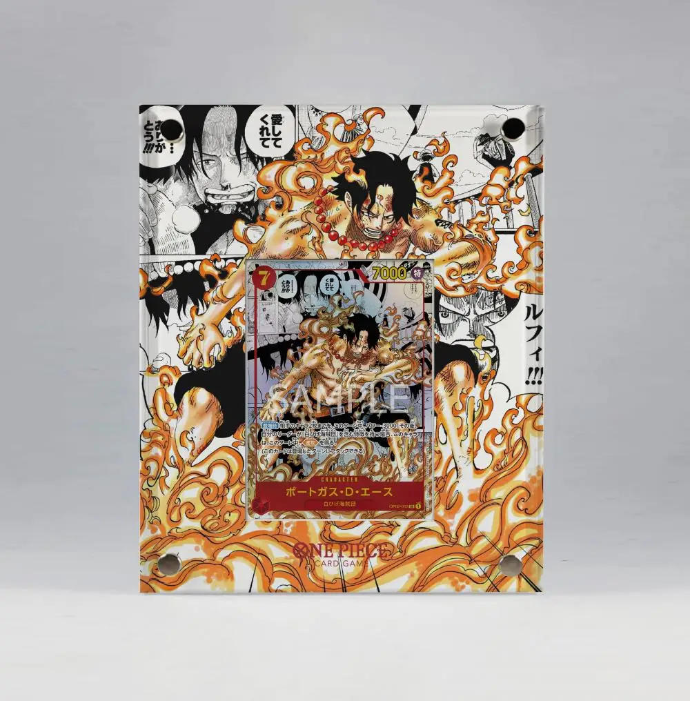 Acrylic One Piece Card Brick Opcg Second Series 02 Comic Style Fire Fist Ace Card Brick Card Display Stand Does Not Contain Card
Acrylic One Piece Card Brick Opcg Second Series 02 Comic Style Fire Fist Ace Card Brick Card Display Stand Does Not Contain Card