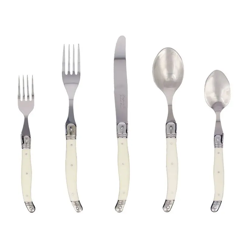 

Contemporary 20-Piece Stainless Steel Flatware Set: Stylish Table Settings