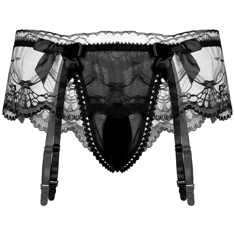 Men's Panties Sissy Lingerie Briefs Sexy Underwear See Through Briefs Lace Briefs With Garter Underpants Male Shorts Thongs
Men's Panties Sissy Lingerie Briefs Sexy Underwear See Through Briefs Lace Briefs With Garter Underpants Male Shorts Thongs