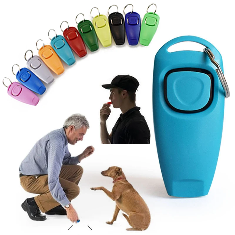 

Pet Dog Training Whistle Clicker Pet Trainer Click Puppy Aid Guide Obedience Pet Equipment Home Pet Supplie Dog Products