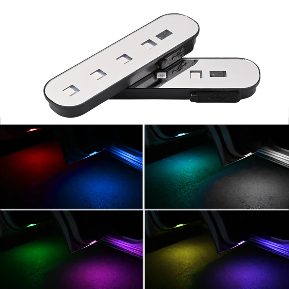 4Pcs Car Door Lights Universal Door Bottom Lights Warning Sensing Welcome Lights Color Changing Wiring Free Ambient Lights
4Pcs Car Door Lights Universal Door Bottom Lights Warning Sensing Welcome Lights Color Changing Wiring Free Ambient Lights