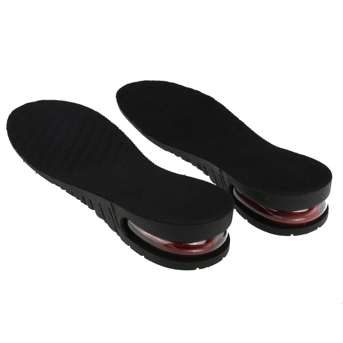 

3CM One Pair Insole Shoe Pad One Layer Increased Insole Shoes Supplies for Men Grils Boys ( Black )