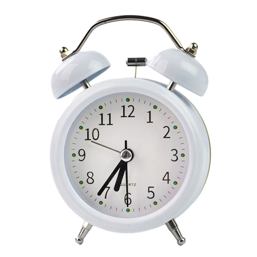 Retro Dual Bell Alarm Clock Metal Ring Mini Hammer for Extra Loud Ringing Classic Retro Design Silent Sweep Second Hand
Retro Dual Bell Alarm Clock Metal Ring Mini Hammer for Extra Loud Ringing Classic Retro Design Silent Sweep Second Hand
