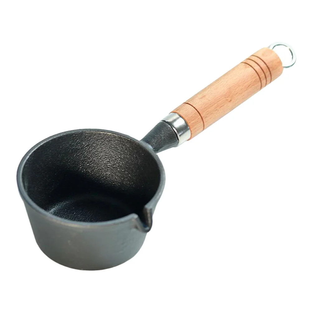 Cast Iron Pan Butter Warmer Pot Mini Egg Frying Pan Iron Soup Sauce Pan Boiling Melting Pot Food Pot Stockpot Wood Handle
Cast Iron Pan Butter Warmer Pot Mini Egg Frying Pan Iron Soup Sauce Pan Boiling Melting Pot Food Pot Stockpot Wood Handle