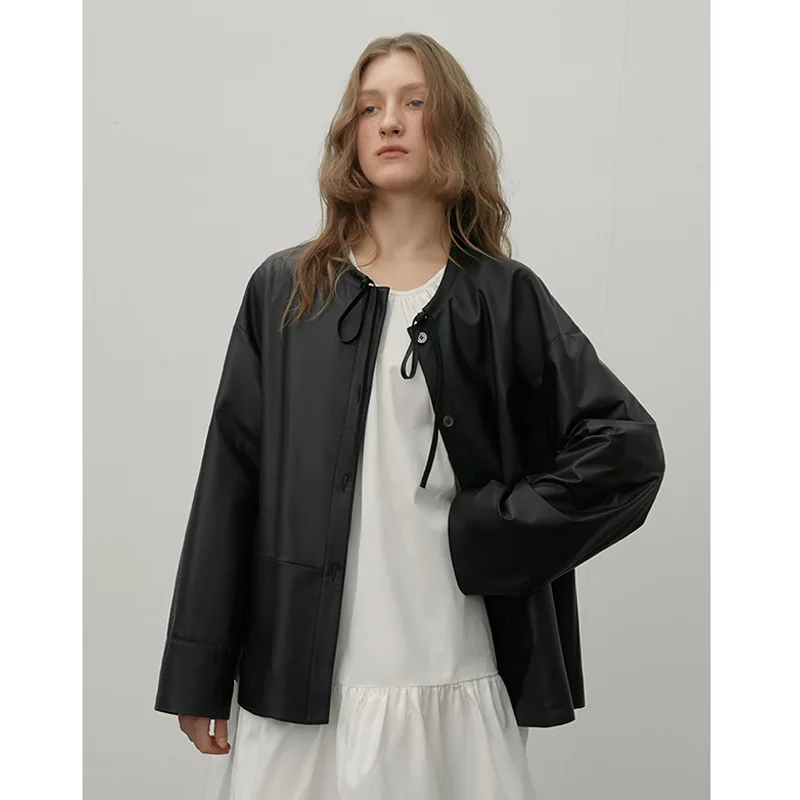 2023 Autumn and Winter Fashion temperament New Ultrathin Light Coat Sheepskin Coat Women's New Genuine Leather Coat
2023 Autumn and Winter Fashion temperament New Ultrathin Light Coat Sheepskin Coat Women's New Genuine Leather Coat