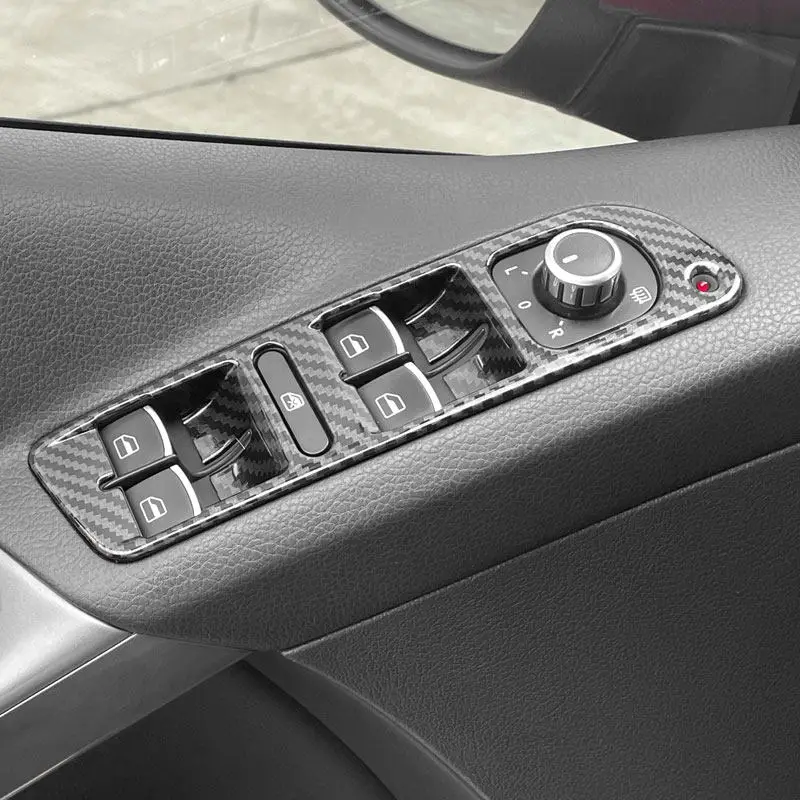 

For VW Tiguan 2010 2011 2012 2013 2014 2015 2016 2017 Car Door Armrest Panel Window Lift Button Cover Trim Inner Accessories LHD