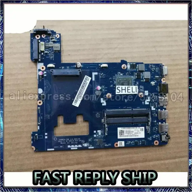 Материнская плата для Lenovo G505 с фотографическим процессором VAWGA E1-2100 90003008
Материнская плата для Lenovo G505 с фотографическим процессором VAWGA E1-2100 90003008