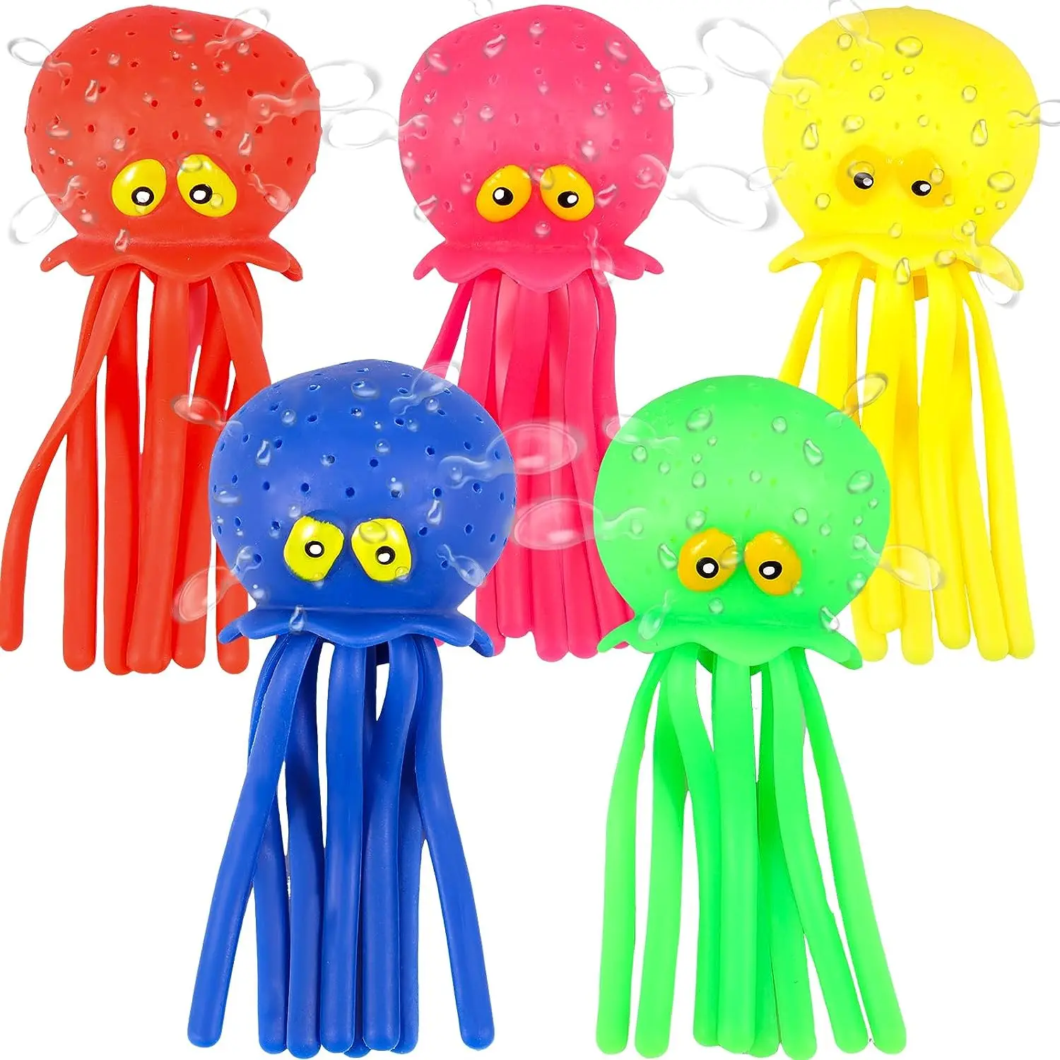 5 Pcs Octopus Water Balls,Rubber Bath Toys for Kids,Swimming Toys,Sensory Stress Relief Pool Diving Toys for Summer Bathtub Toys
5 Pcs Octopus Water Balls,Rubber Bath Toys for Kids,Swimming Toys,Sensory Stress Relief Pool Diving Toys for Summer Bathtub Toys